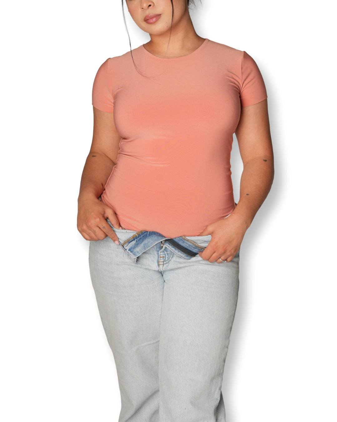 L | Terracotta Basic T-shirt