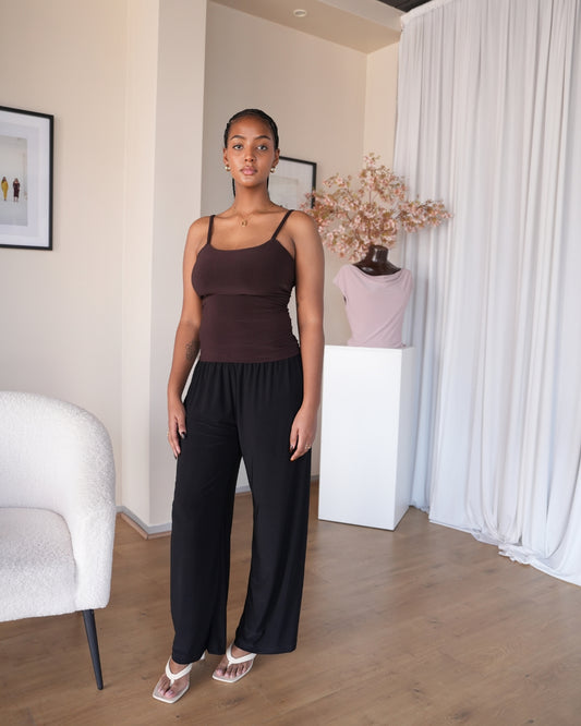 M | Chocolate Brown Snatched & Sculpted Vest