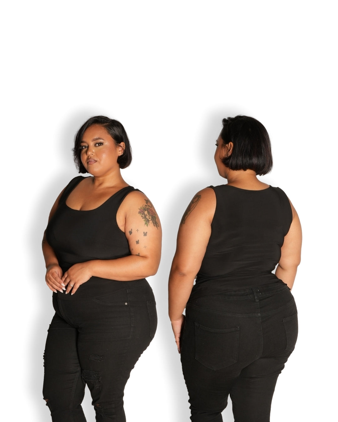 2XL | Black Easy Tank Top