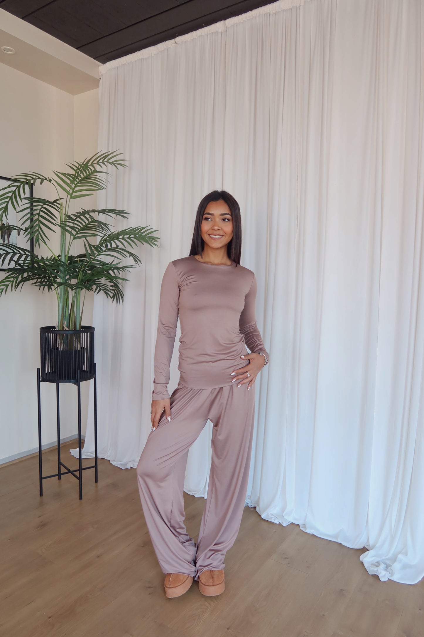 Beige Lounge Pants