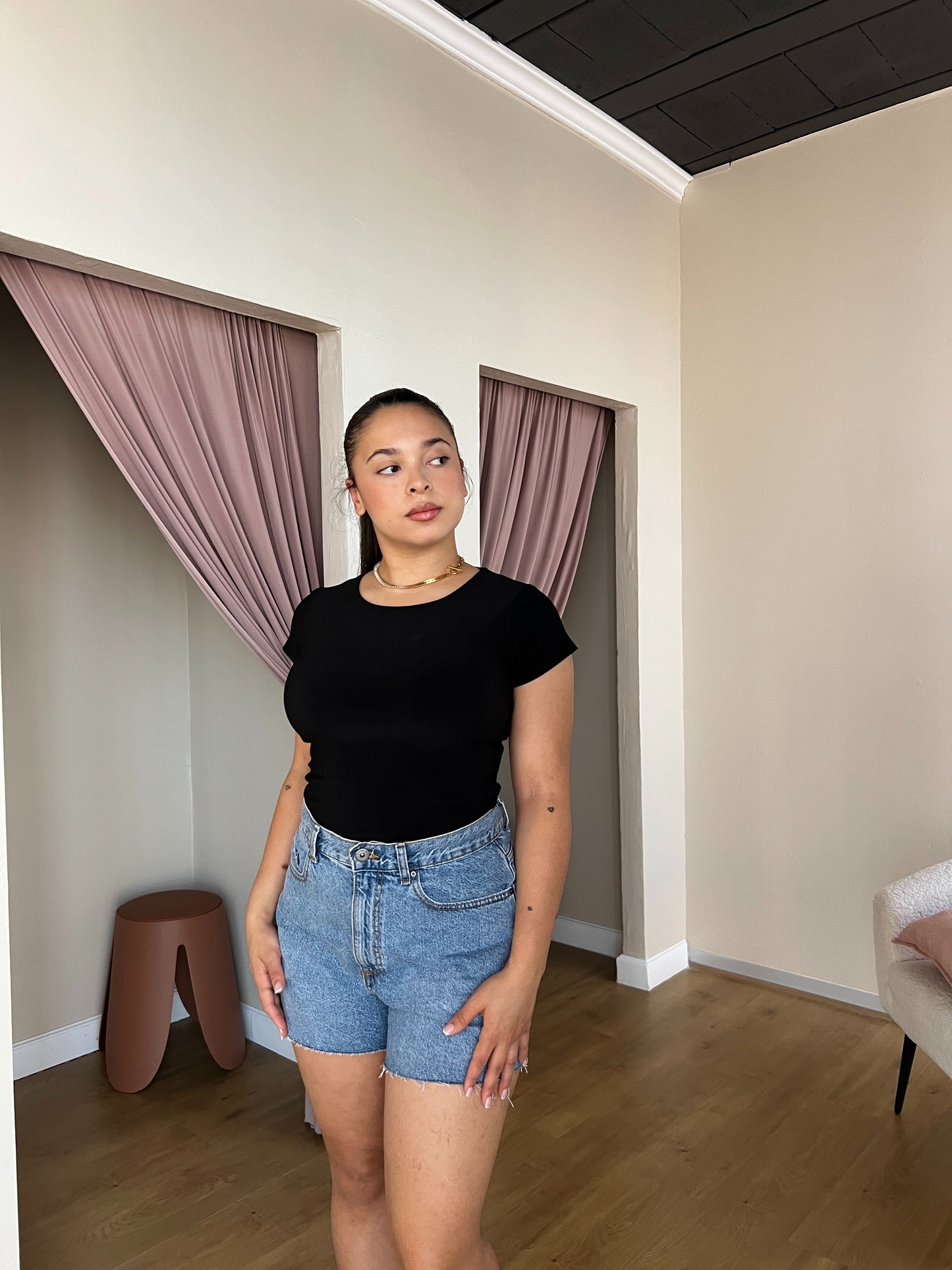 XL | Black Basic T-shirt