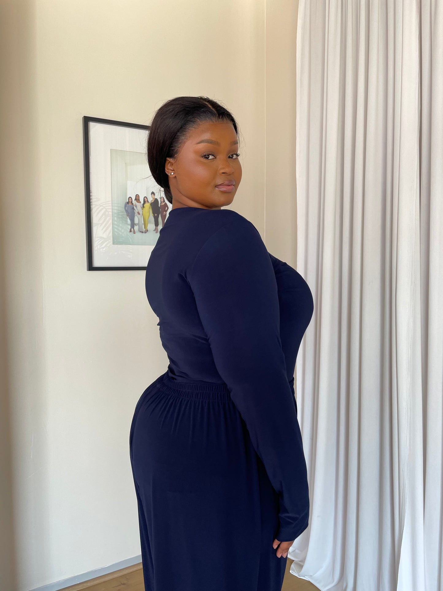 2XL | Navy Blue Essential Top
