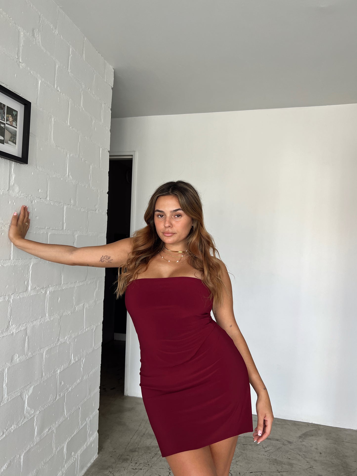 Maroon Tube Top