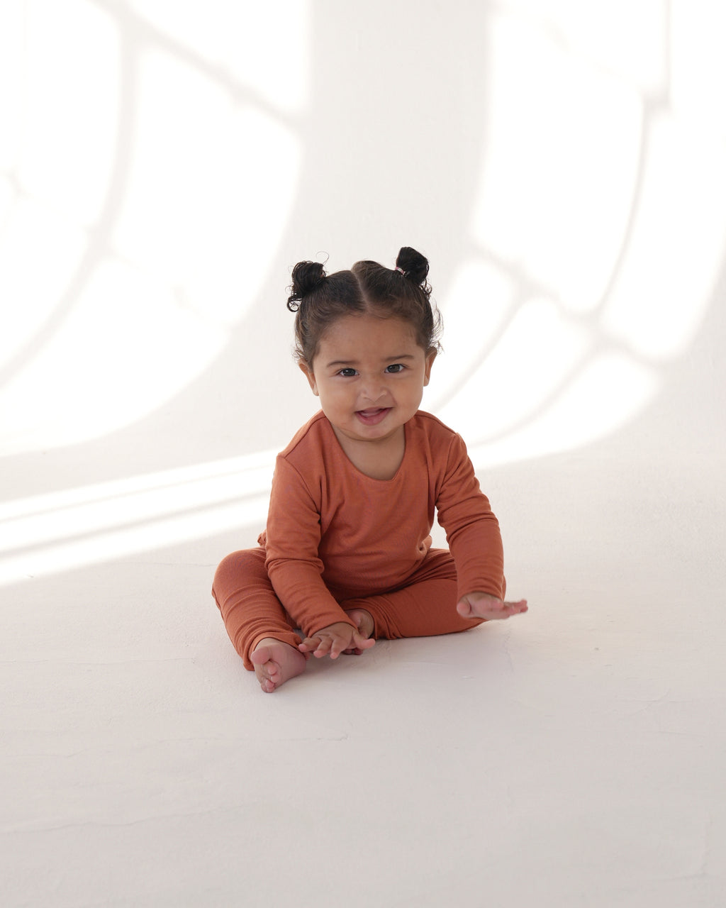 Rust Pull-on Baby Lounge Set