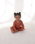 Rust Pull-on Baby Lounge Set
