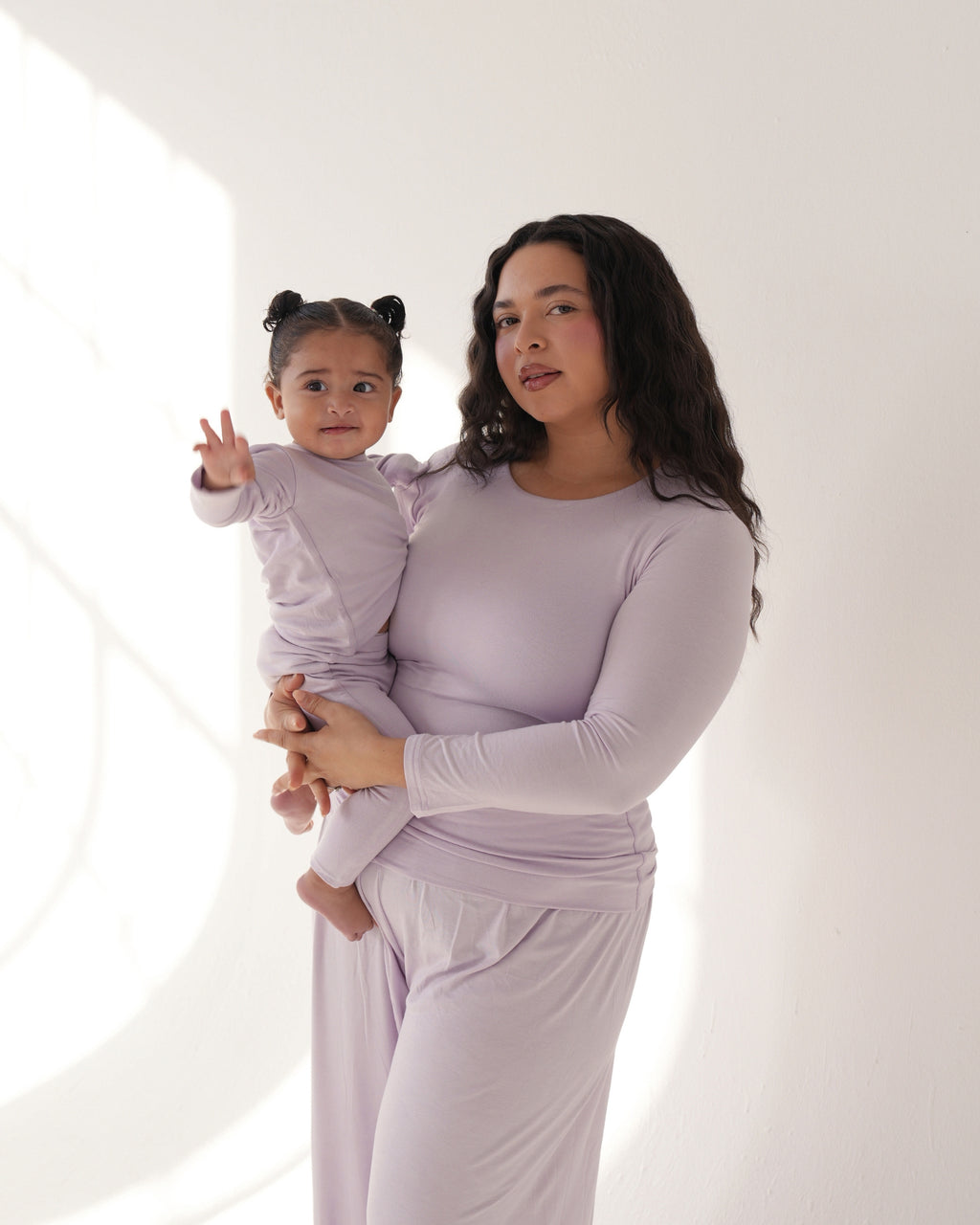 Lilac Pull-on Baby Lounge Set