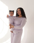 Lilac Pull-on Baby Lounge Set