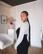 M | Grey Knit Shrug Top