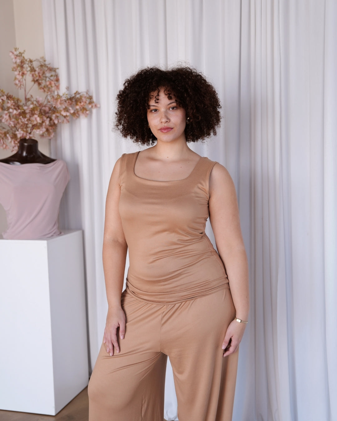Camel Super Soft Sleep Tank Top