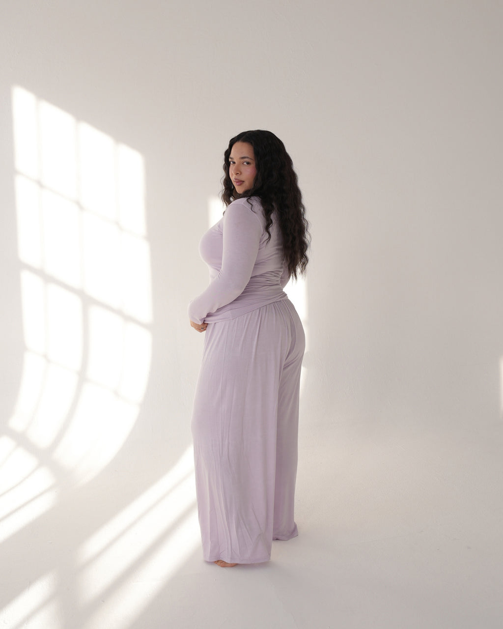 Ladies Lilac Lounge Set