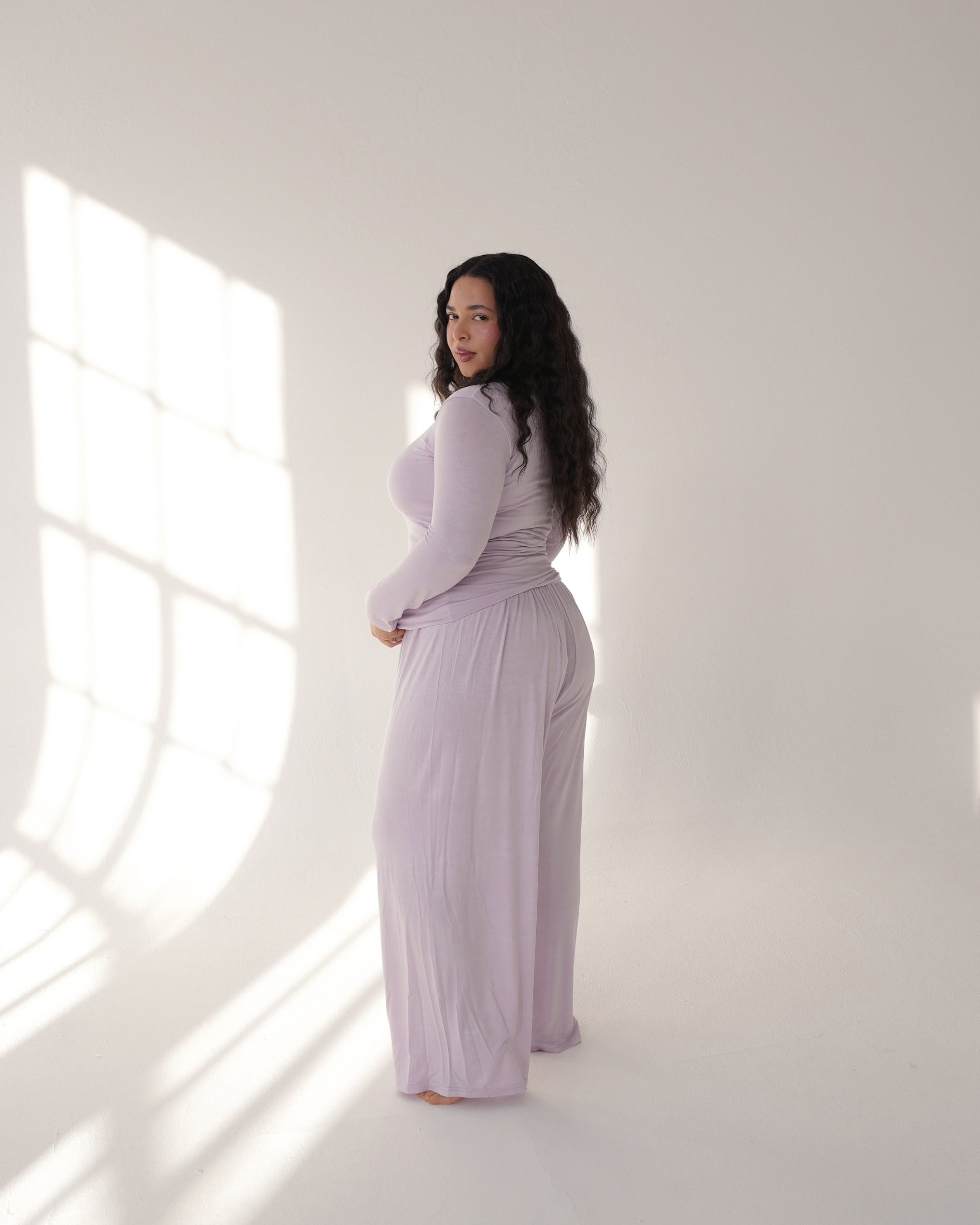 Ladies Lilac Lounge Set