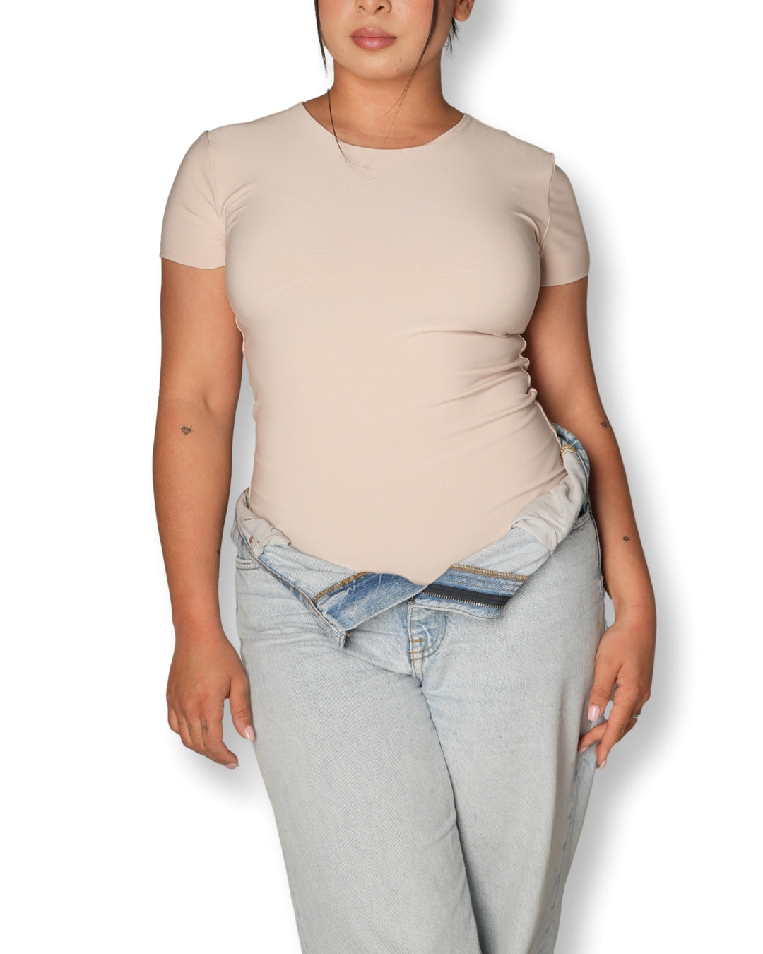 Tan Basic T-shirt