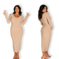 Tan Boss Babe Dress