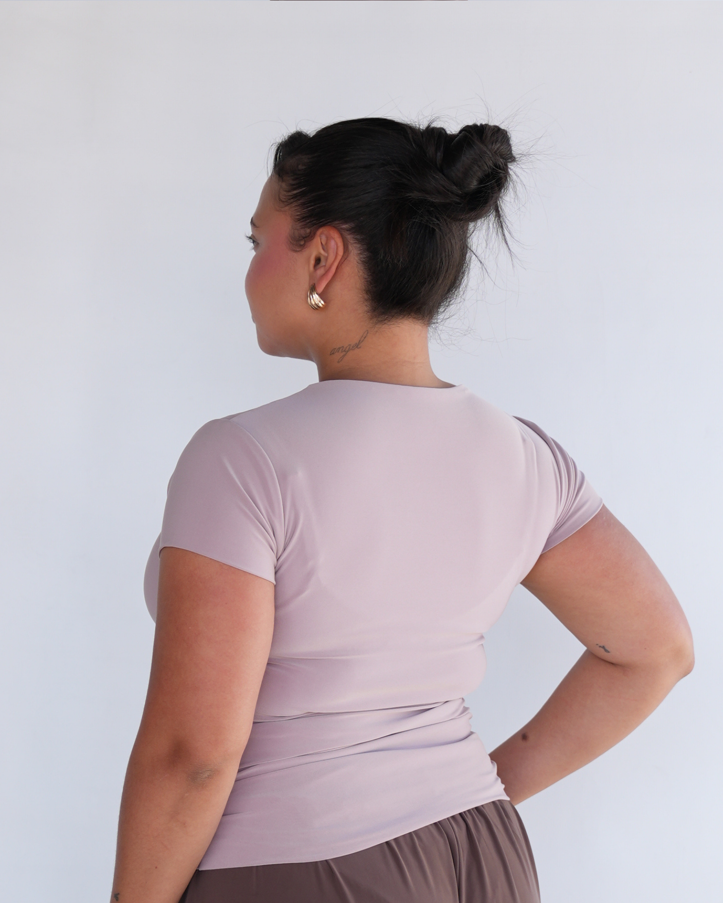 Nude Pink Basic T-shirt