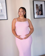 Baby Pink Sculpted Dress