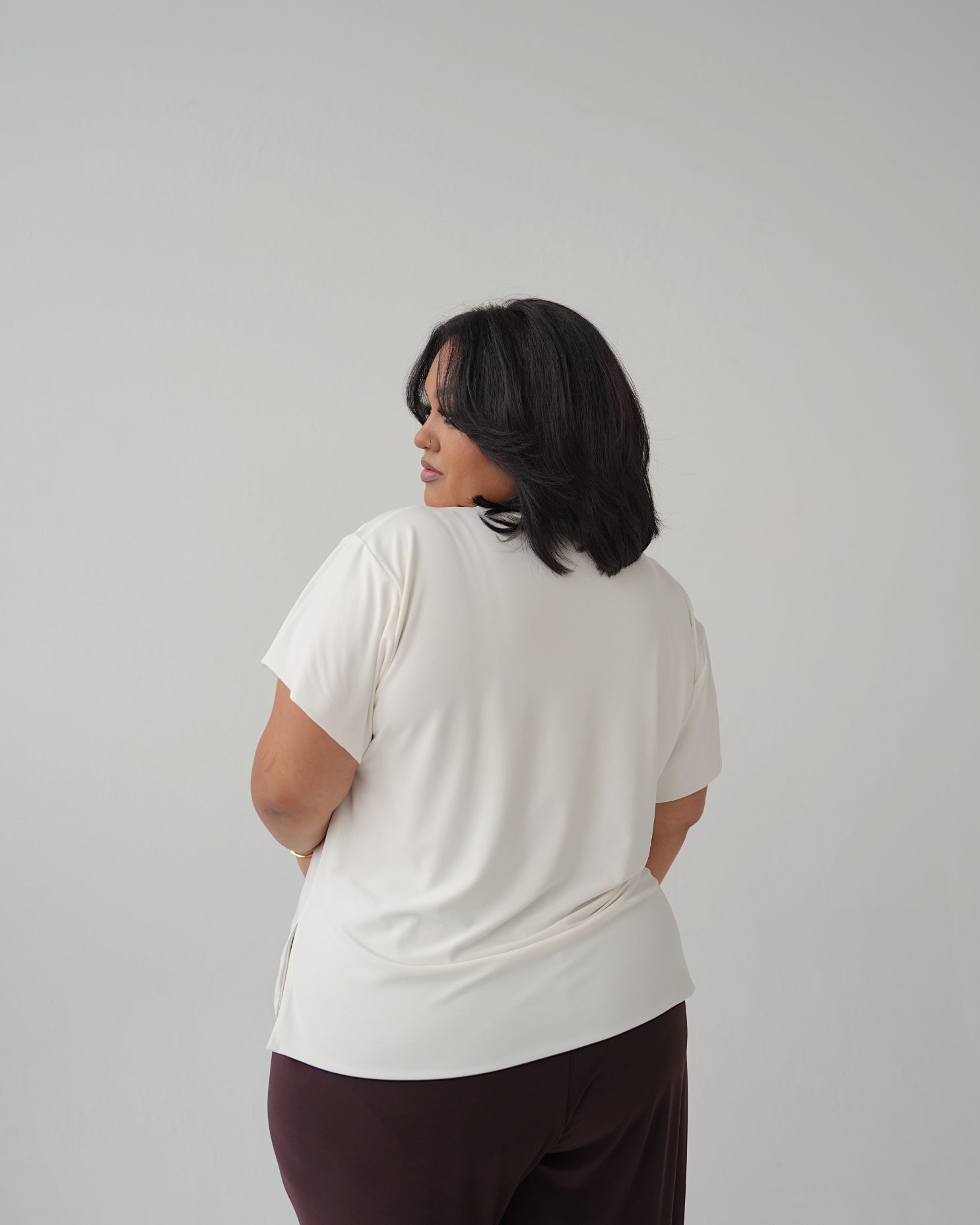 Cream Relaxed Fit T-shirt