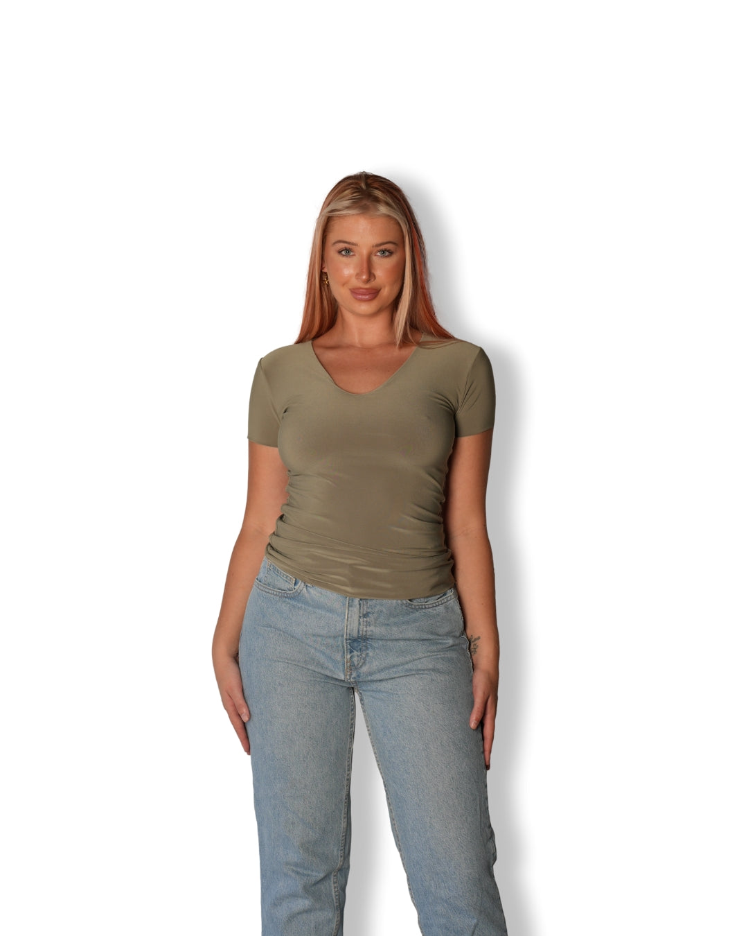 Sage V-Neck T-shirt