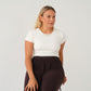 Chocolate Brown Straight Leg Resort Pants