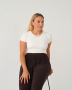 Chocolate Brown Straight Leg Resort Pants