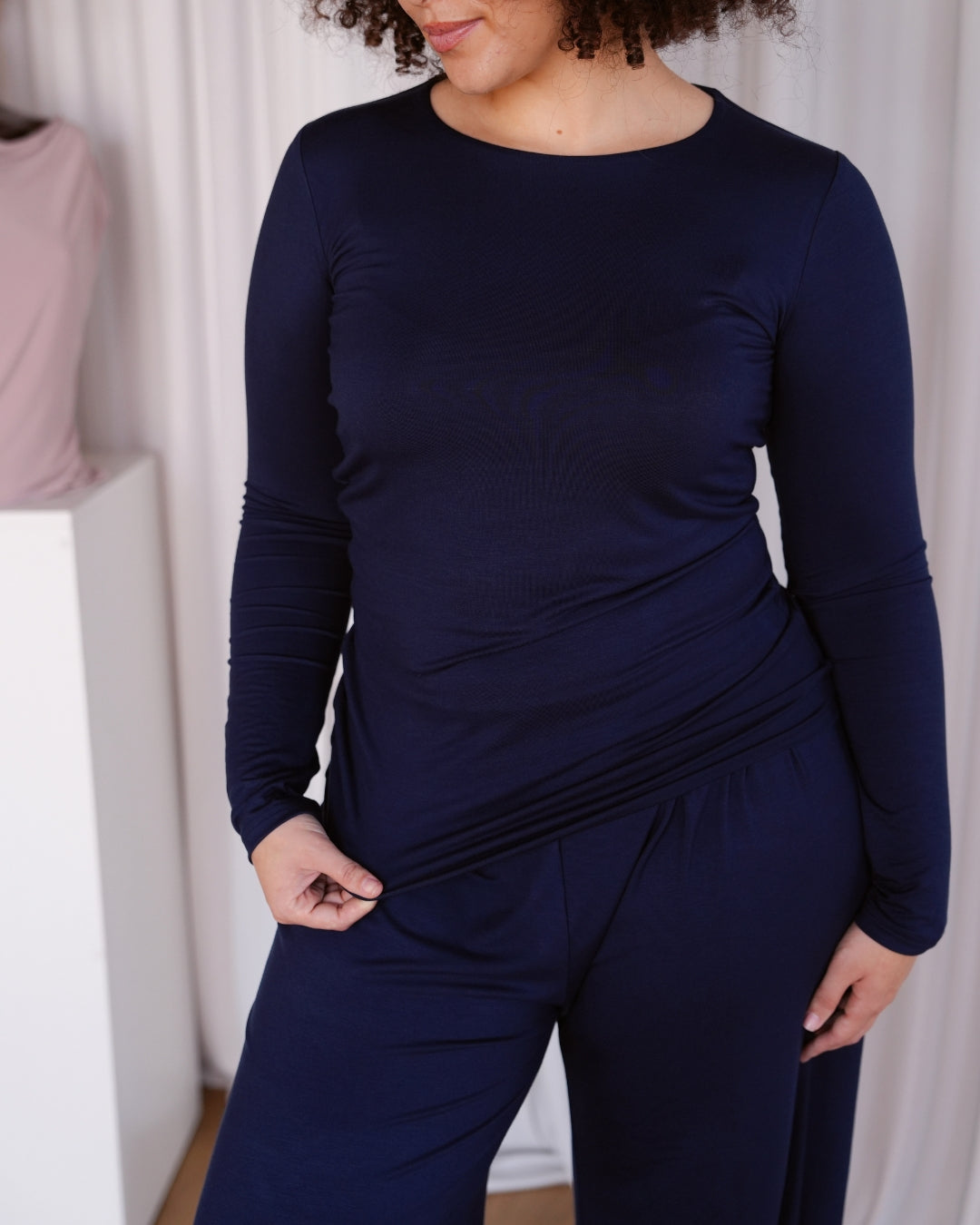 Navy Blue Super Soft Top