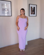 Lilac Sculpted Dress