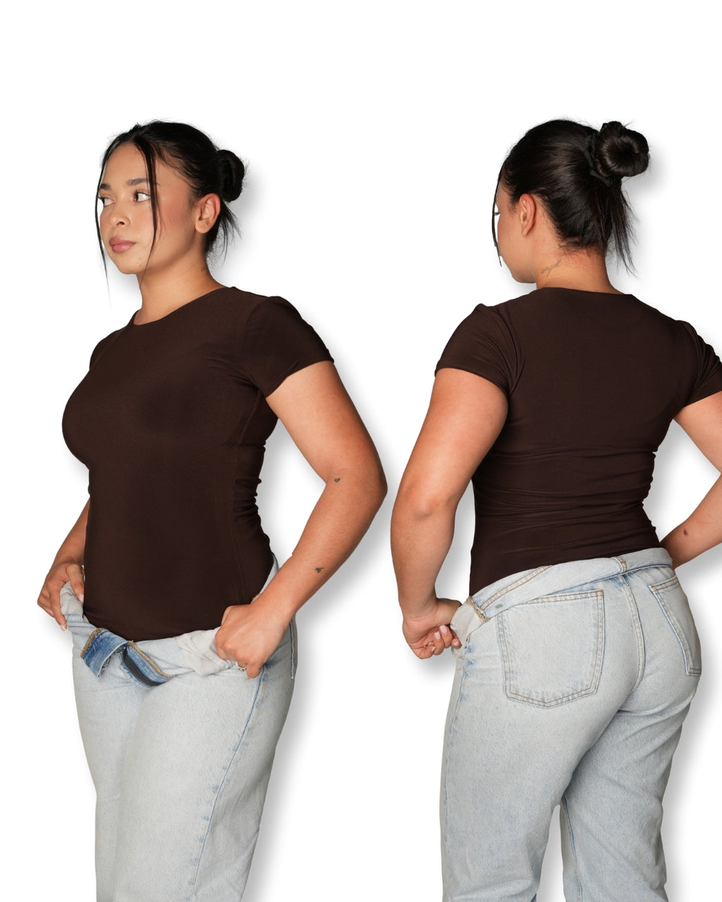 Chocolate Brown Basic T-shirt