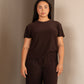 Chocolate Brown Relaxed Fit T-shirt