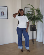 Cream Lightweight Vest with Midi Sleeve