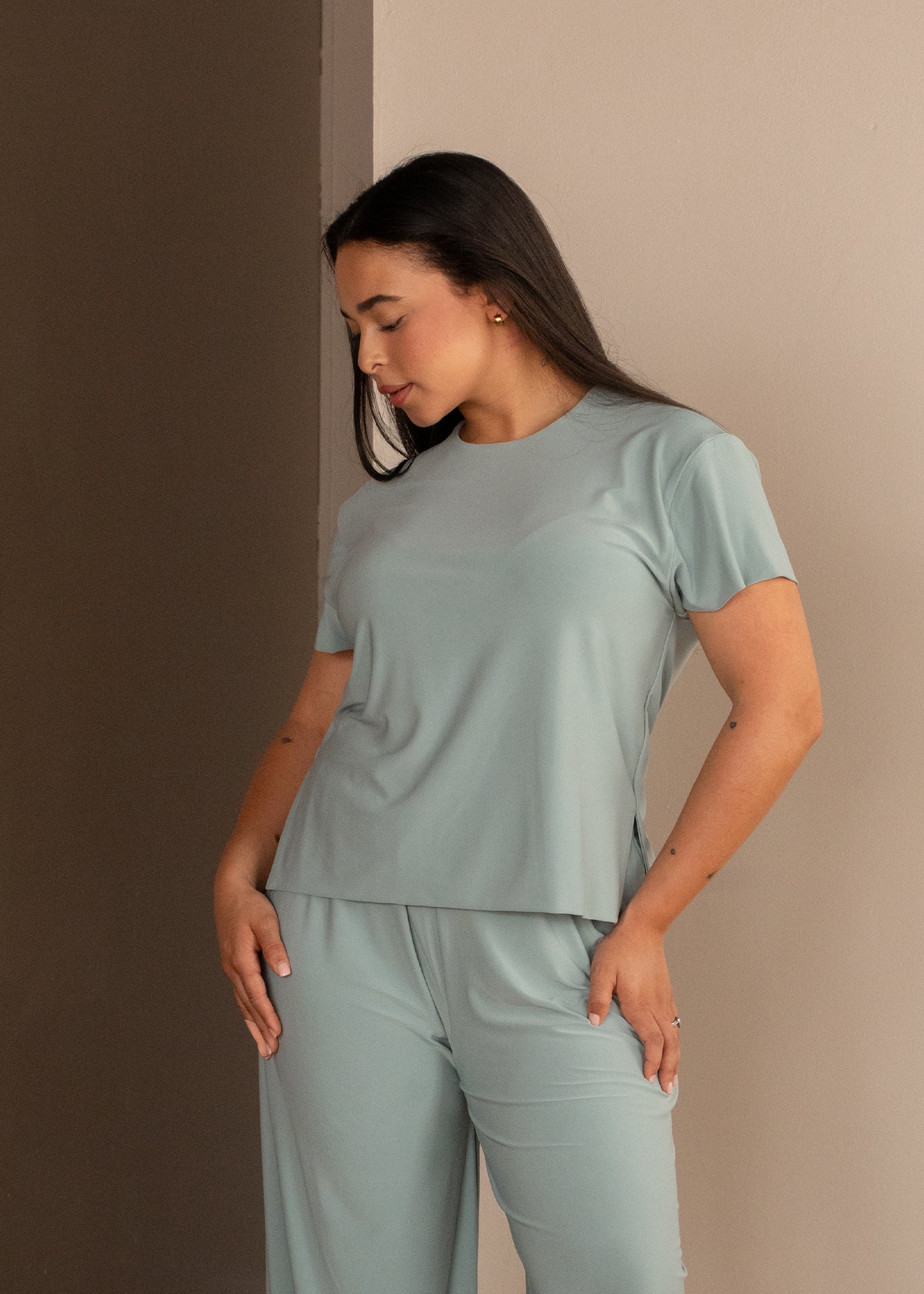 Mint Green Relaxed Fit T-shirt