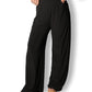 Black Straight Leg Resort Pants