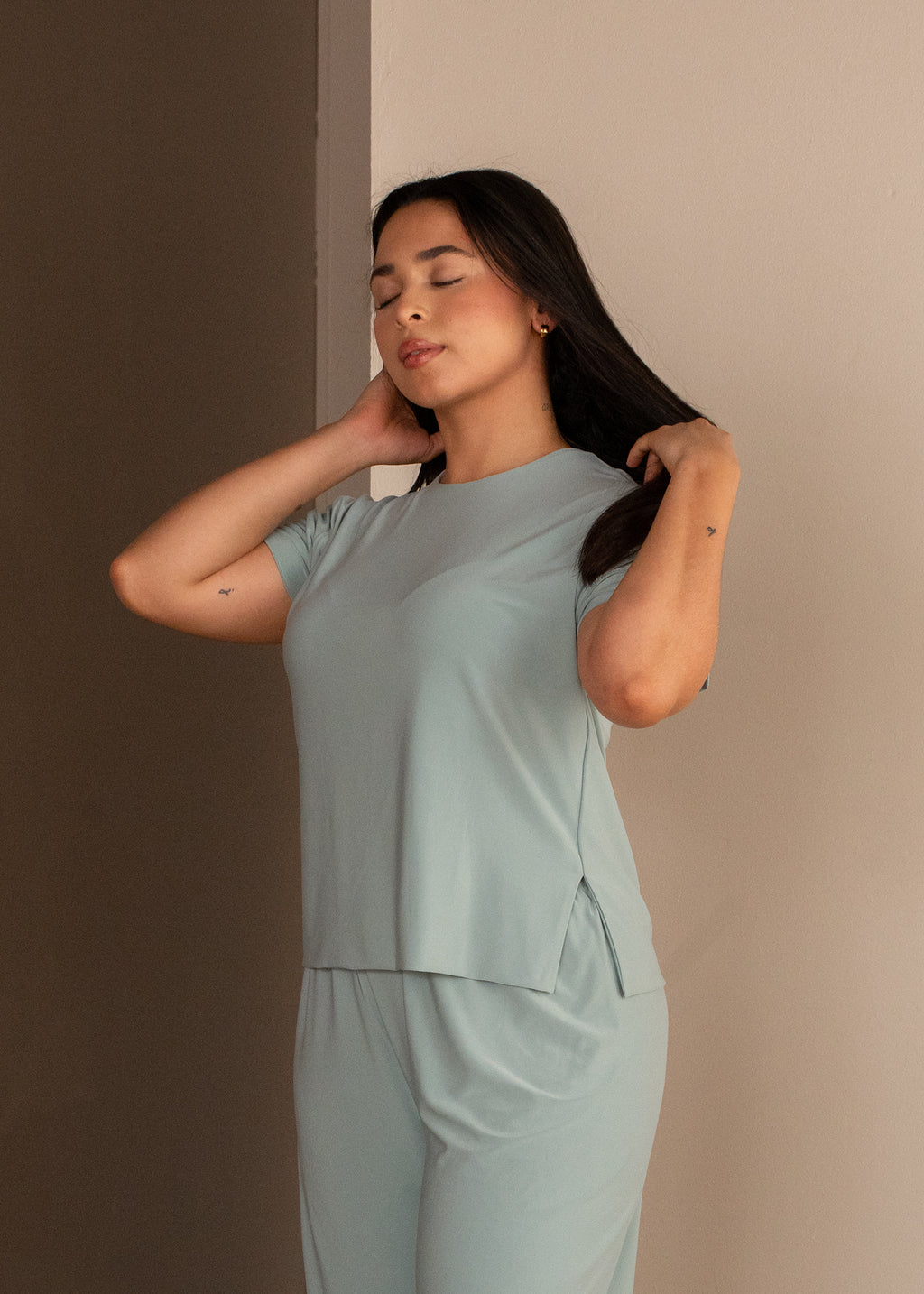 Mint Green Relaxed Fit T-shirt