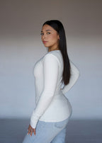 XL | Cream Essential Top