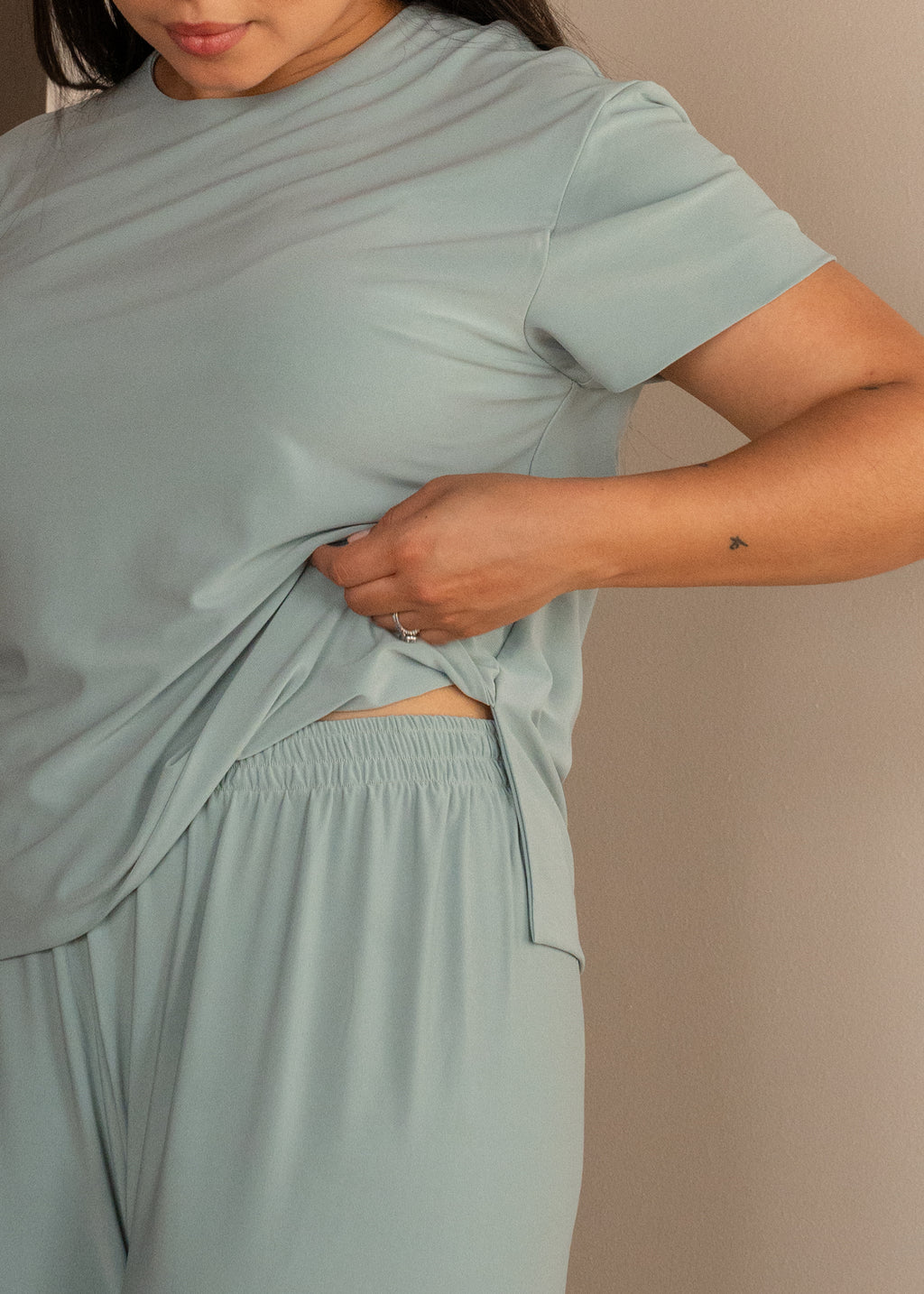 Mint Green Relaxed Fit T-shirt