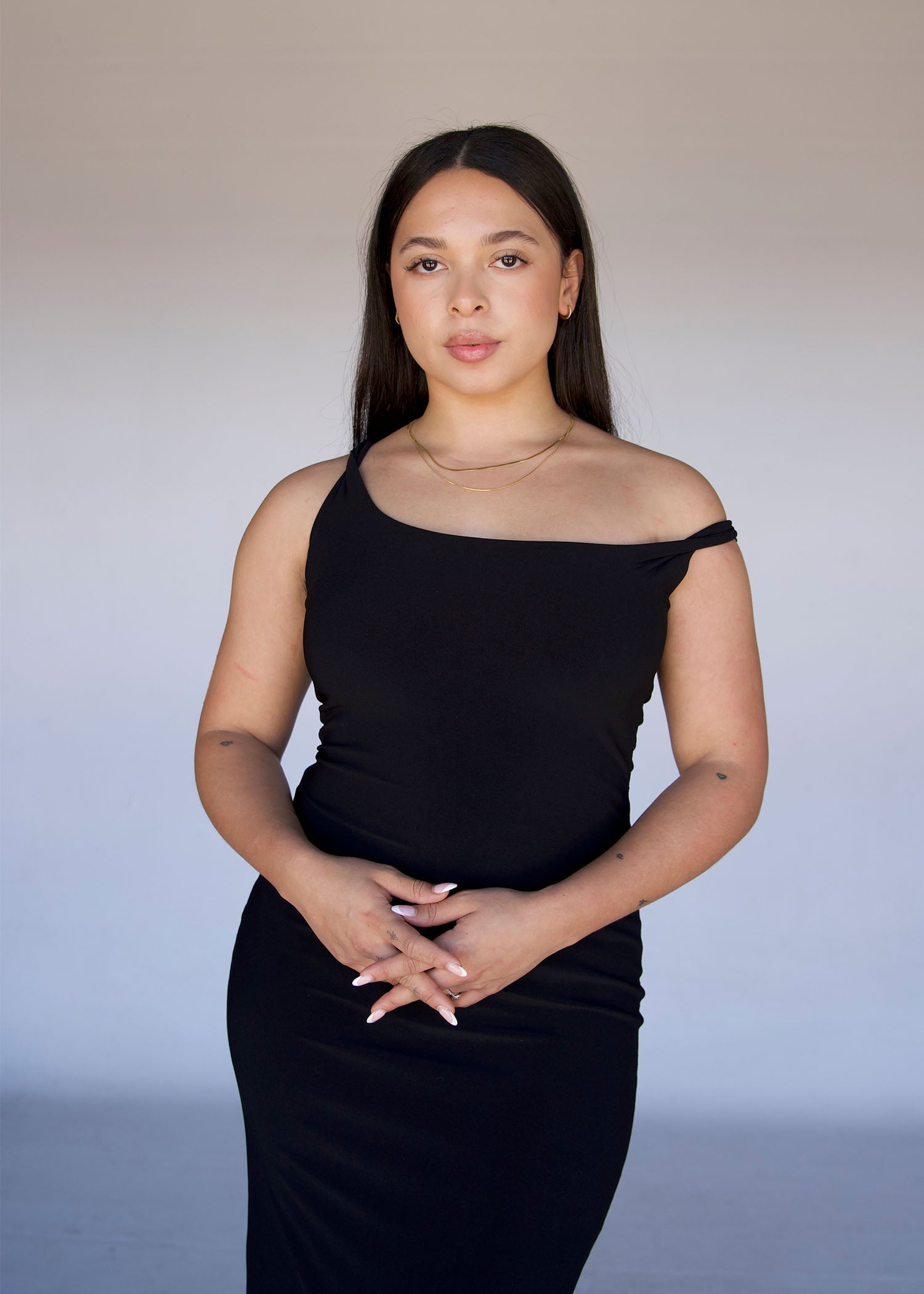 Black Twisted Tank Dress