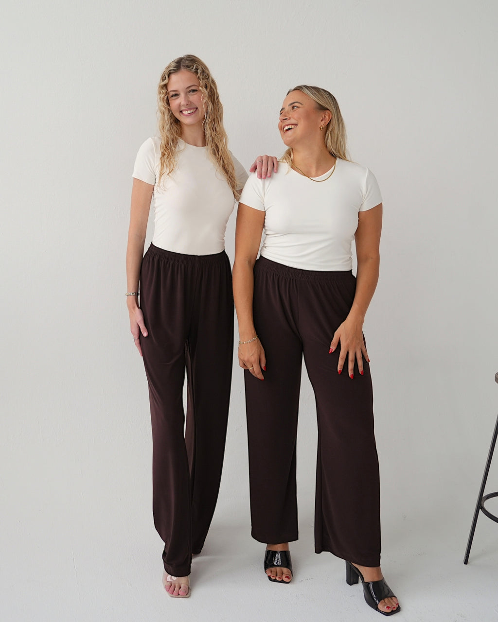 Chocolate Brown Straight Leg Resort Pants