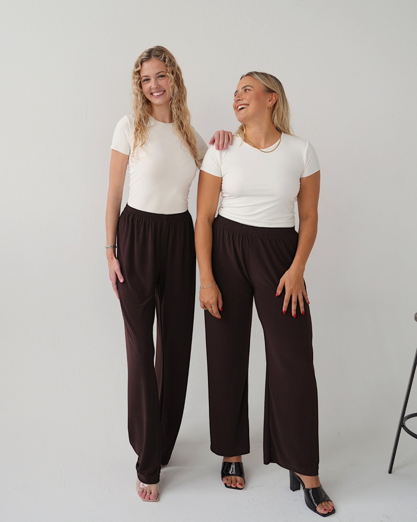 Chocolate Brown Straight Leg Resort Pants