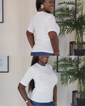 XS | Cream Midi Sleeve Lightweight Vest