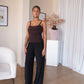 Chocolate Brown Snatched & Sculpted Vest