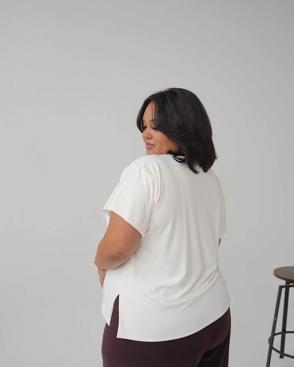 Cream Relaxed Fit T-shirt