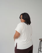 Cream Relaxed Fit T-shirt