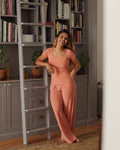 XL | 100cm Terracotta Straight Leg Resort Pants
