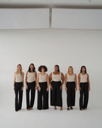Black Straight Leg Resort Pants