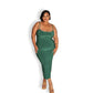 Medium: Short | Deep Green Sculpted Sculpted Dress