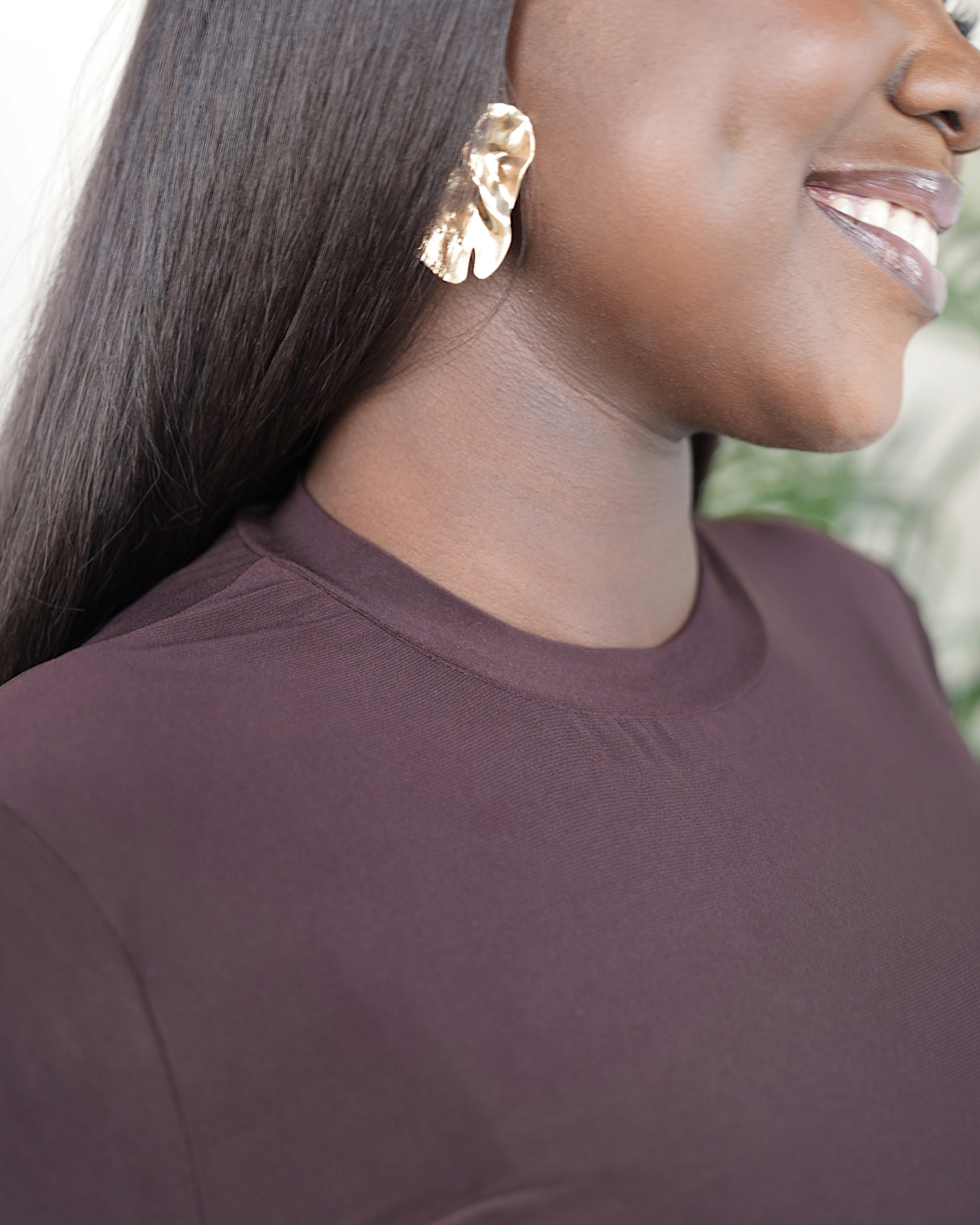 Chocolate Brown Lightweight Vest with Midi Sleeve