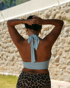 Baby Blue Halter Neck Top