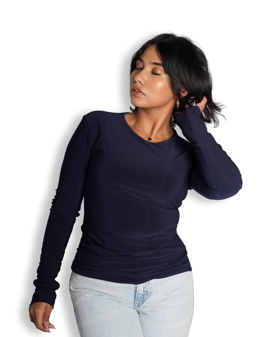 Navy Blue Essential Top