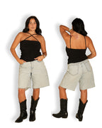 M | Black Switch-Up Top