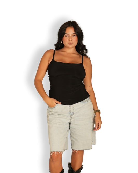 L | Black Snatched & Sculpted Vest