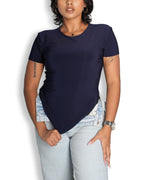 Navy Blue Basic T-shirt
