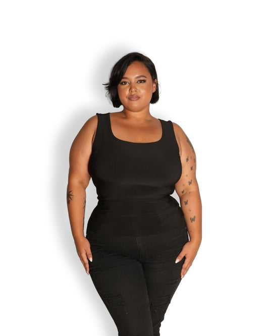 2XL | Black Easy Tank Top